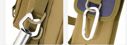 Mochila de Pesca con Portacañas y Correa Bandolera