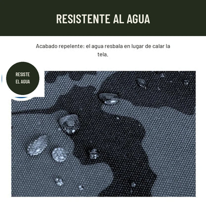 Tela resistente al agua de la bolsa de pesca con gotas en la superficie