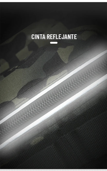 Cinta reflejante del cierre de la mochila de pesca