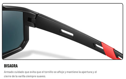 Lentes de Sol Deportivos Rompeviento — Protección UV