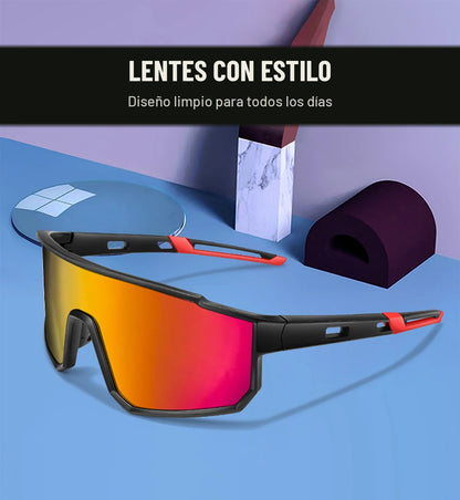 Lentes de Sol Deportivos Rompeviento — Protección UV