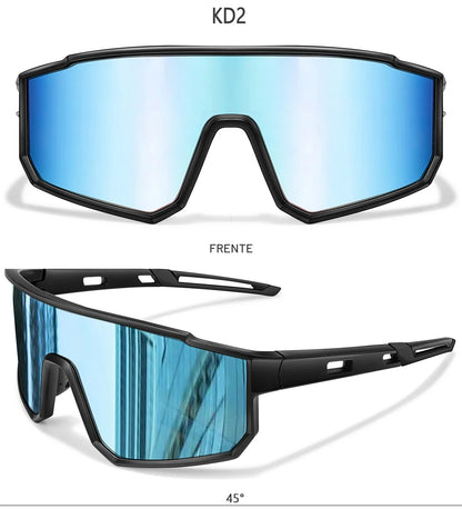 Lentes de Sol Deportivos Rompeviento — Protección UV