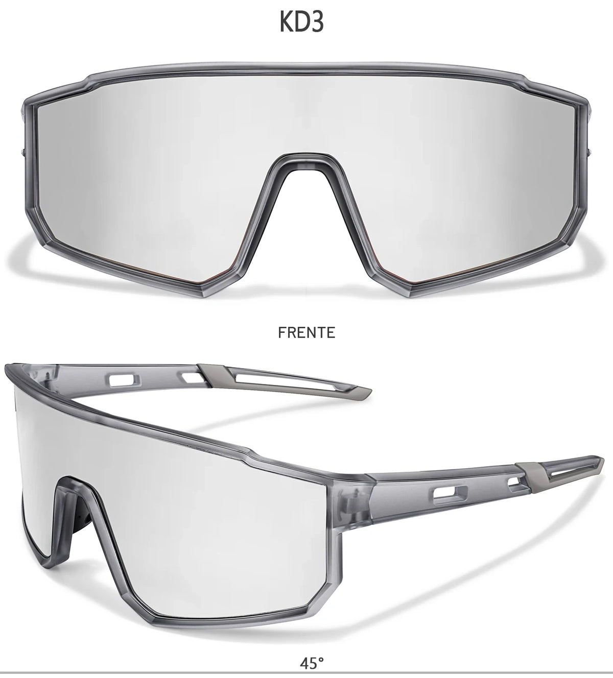 Lentes de Sol Deportivos Rompeviento — Protección UV