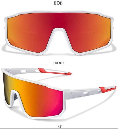 Lentes de Sol Deportivos Rompeviento — Protección UV