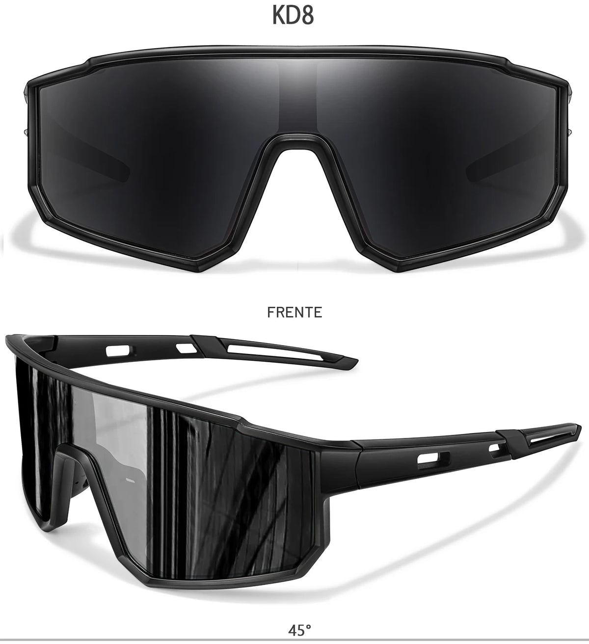 Lentes de Sol Deportivos Rompeviento — Protección UV