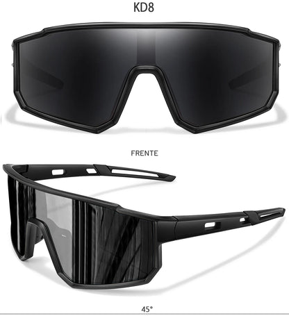 Lentes de Sol Deportivos Rompeviento — Protección UV