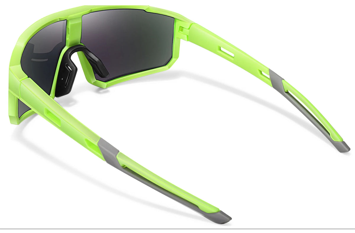 Lentes de sol deportivos cortaviento para hombre y mujer