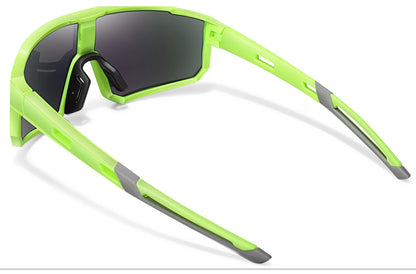 Lentes de sol deportivos cortaviento para hombre y mujer