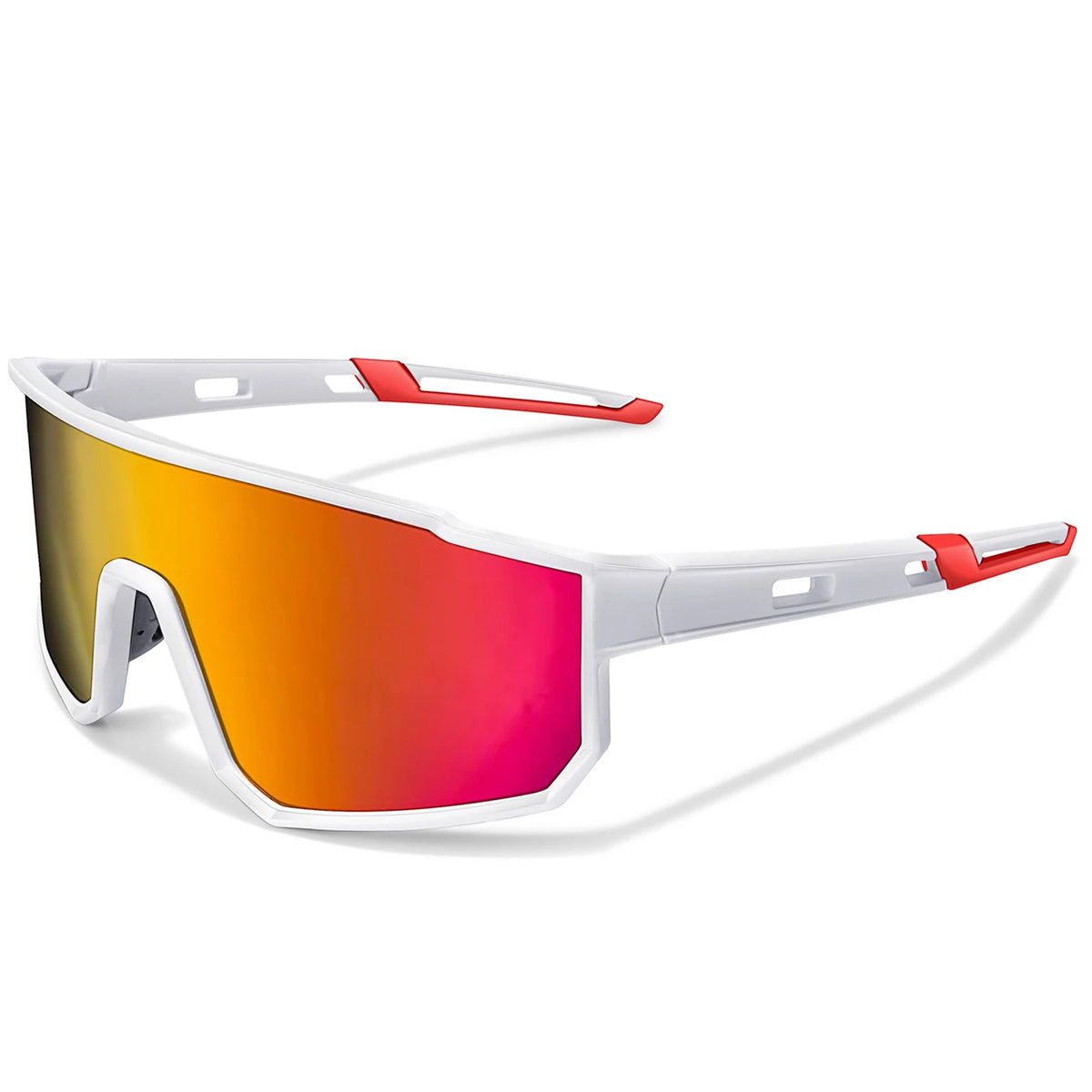Lentes de sol deportivos cortaviento con protección UV para actividades al aire libre