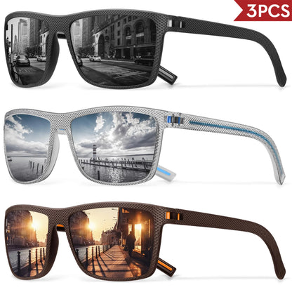 Lentes polarizados que cortan el reflejo de las superficies