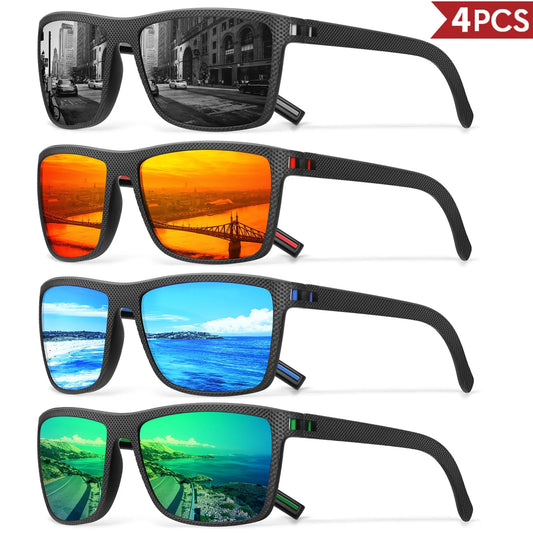 Paquete de lentes de sol polarizados con protección UV400 de Ferrata Outdoor