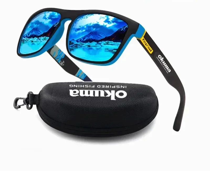 Lentes de sol polarizados Okuma con estuche rígido incluido