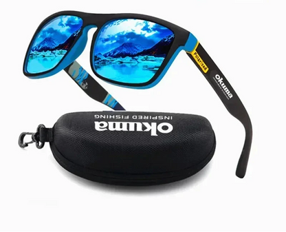 Lentes de sol polarizados Okuma con estuche rígido incluido