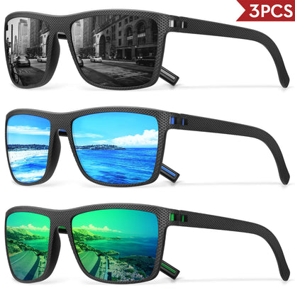 Lentes de sol polarizados UV400 para manejar en carretera