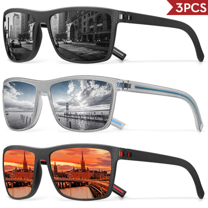 Lentes de sol polarizados UV400 para pesca