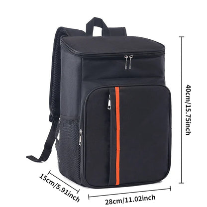 Mochila hielera con las medidas del proveedor