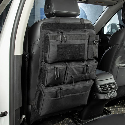 Organizador para respaldo de asiento en verde