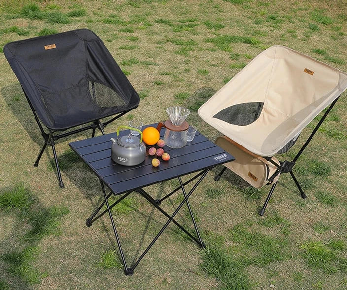 Silla plegable de camping en color verde